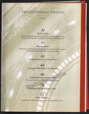 Carnegie Hall - Centennial Festival Program 1991 Unsigned