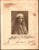 Carre, Marguerite - Large Signed Photo 1908