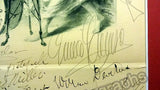 Caruso, Enrico - Signed Lotos Club Menu 1916 with 18 other signatures