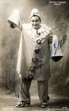 Caruso, Enrico - Signed Photo in Pagliacci + Program Clip + Vintage Ad!