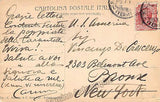 Caruso, Enrico - Signed Postcard + Centennial Stamps celebrating the 100th anniversary of his birth