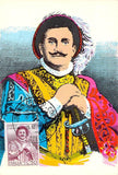 Caruso, Enrico - Signed Postcard + Centennial Stamps celebrating the 100th anniversary of his birth
