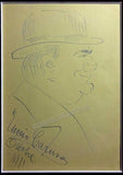 Caruso, Enrico - Signed Self Caricature and Photo