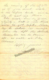 Cary, Annie Louise - Autograph Letter Signed 1879