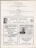 Casadesus, Robert - Concert Program Chicago 1949