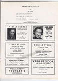 Casadesus, Robert - Concert Program Chicago 1949