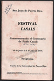 Casals Festival - Puerto Rico - Full Festival Guides 1975-76-77