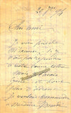 Castelmary, Armand - Autograph Letter Signed 1894