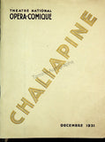 Chaliapin, Fedor - Lot of 11 French Programs 1908-1934