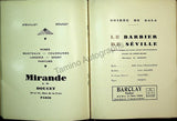 Chaliapin, Fedor - Lot of 11 French Programs 1908-1934