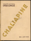 Chaliapin, Fedor - Lot of 11 French Programs 1908-1934