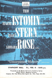 Chamber Music - Lot of 4 Playbills