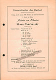 Cherkassky, Shura - Lot of 5 Programs 1952-1975
