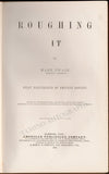 Clemens, Samuel (Mark Twain) - First Edition Book "Roughing It" 1872