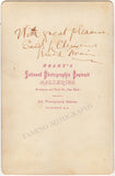 Clemens, Samuel (Mark Twain) - Signed Cabinet Photo