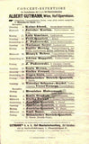 Colonne, Edouard - Program Vienna Concert 1901