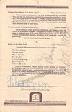 Columbia Concert Trio - Signed Program Carnegie Hall 1951-52