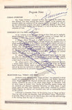 Community Concerts - Lot of Signed Programs Carnegie Hall 1950-1956