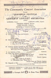 Community Concerts - Lot of Signed Programs Carnegie Hall 1950-1956