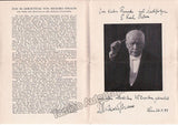 Concert for Richard Strauss´ 80th Birthday Program 1944