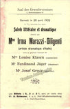 Concert Playbills Vienna 1900-1912 - Lot of 9