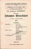 Concert Playbills Vienna 1900-1912 - Lot of 9