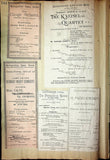Concerts - Large Program Clip Collection 1883-1925
