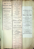 Concerts - Large Program Clip Collection 1883-1925