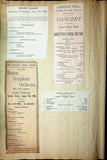 Concerts - Large Program Clip Collection 1883-1925