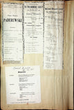 Concerts - Large Program Clip Collection 1883-1925
