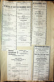 Concerts - Large Program Clip Collection 1883-1925