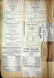 Concerts - Large Program Clip Collection 1883-1925