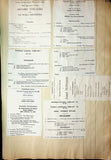 Concerts - Large Program Clip Collection 1883-1925