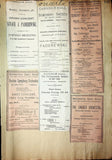 Concerts - Large Program Clip Collection 1883-1925