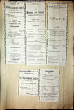 Concerts - Large Program Clip Collection 1883-1925