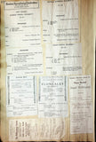 Concerts - Large Program Clip Collection 1883-1925