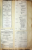 Concerts - Large Program Clip Collection 1883-1925