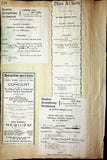 Concerts - Large Program Clip Collection 1883-1925