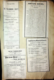 Concerts - Large Program Clip Collection 1883-1925