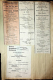 Concerts - Large Program Clip Collection 1883-1925