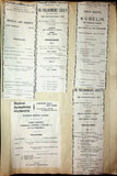 Concerts - Large Program Clip Collection 1883-1925