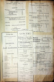 Concerts - Large Program Clip Collection 1883-1925