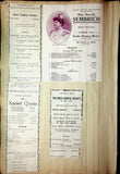 Concerts - Large Program Clip Collection 1883-1925