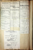 Concerts - Large Program Clip Collection 1883-1925