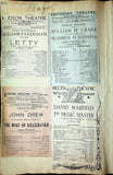 Concerts - Large Program Clip Collection 1883-1925