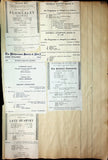 Concerts - Large Program Clip Collection 1883-1925