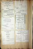 Concerts - Large Program Clip Collection 1883-1925