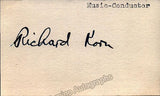 Conductors - Lot of 15 Signed Cards