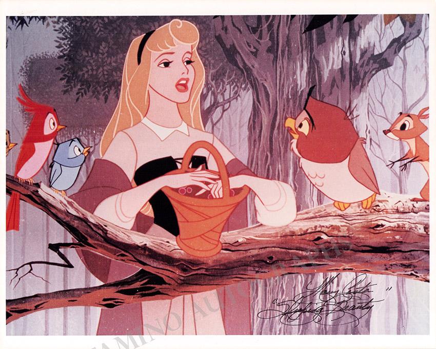 Costa, Mary Sleeping Beauty Photo Signed