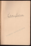 Curie, Eve - Signed Book "Madame Curie" 1937